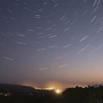 Star trails fotos do céu