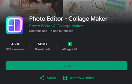 Logotipo Photo Editor - Collage Maker