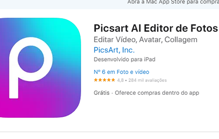 Logotipo Picsart AI Editor de Fotos