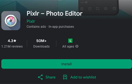 Logotipo Pixlr Photo Editor