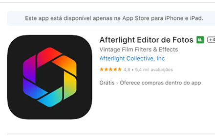 Logotipo Afterlight Editor Fotos